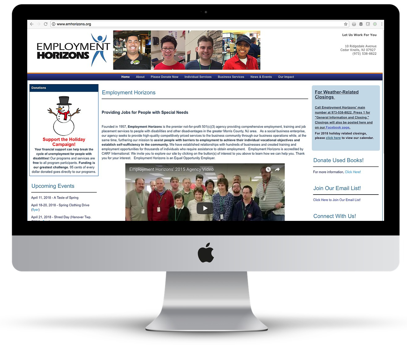 Employment Horizons Old Home Page